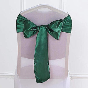 10 Satin Chair Sashes