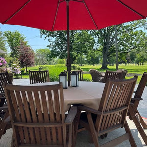 Panama Outdoor Tablecloth With Umbrella Hole