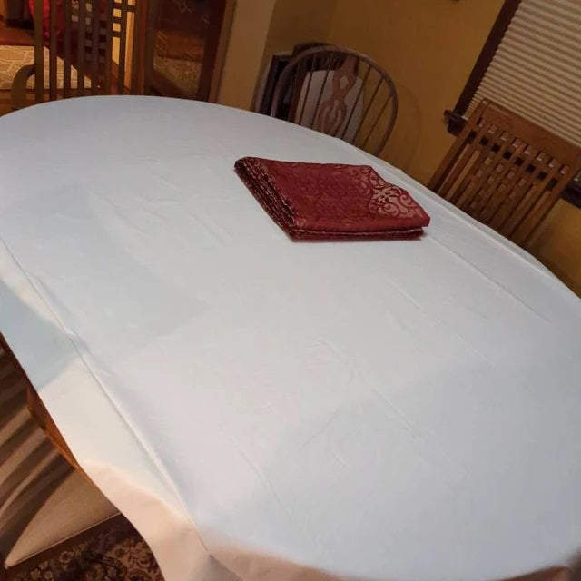 Table Pad Protector From Scratch Under Tablecloth Mat White NEW