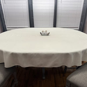 Spun Poly Oval Tablecloth