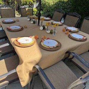 Outdoor Tablecloth With Umbrella Hole