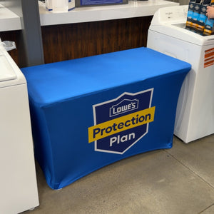 4' Custom Printed Spandex Fitted Table Cover - All Over Print