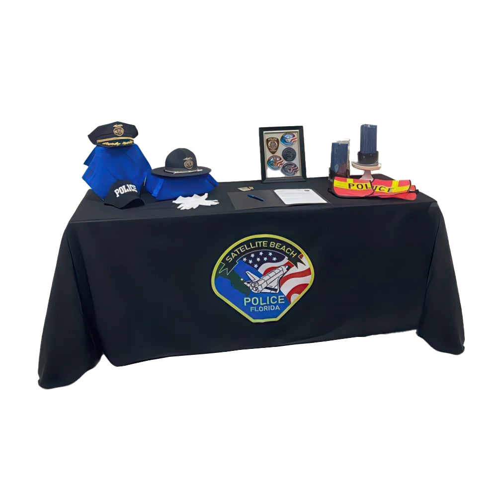 6' Logo Tablecloth, Full Color Front Panel Print