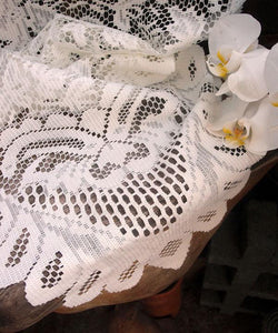 Ivory Lace Table Runner - Premier Table Linens - PTL 