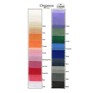 Organza Swatch Card & Sample