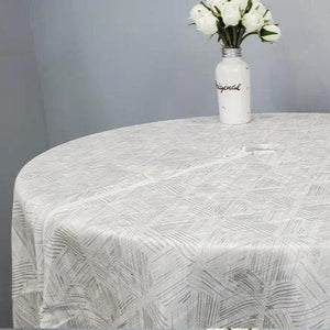 Outdoor Marilyn Geo Diamond Tablecloth With Umbrella Hole & Zipper