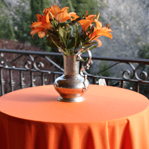 Outdoor Tablecloth With Umbrella Hole, Havana Linen Collection