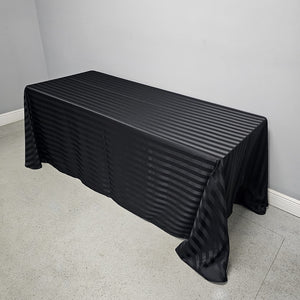 Rectangular Poly Stripe Tablecloth