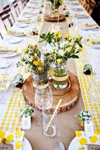 Rectangular Checkered Tablecloth, Gingham Tablecloth