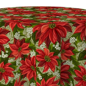 Round Christmas Tablecloth - Premier Table Linens