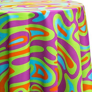 Round Psychedelic Tablecloth - Premier Table Linens