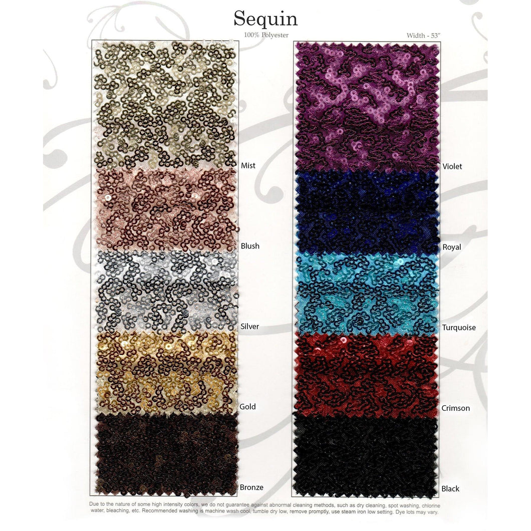 Sequin Swatch Card