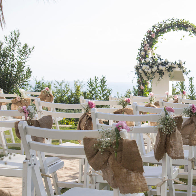 Burlap Chair Sashes - Premier Table Linens - PTL 