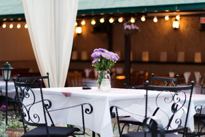 Rental Faux Burlap Table Runner