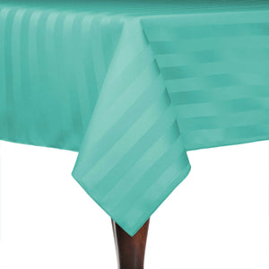 Square Poly Stripe Tablecloth - Premier Table Linens