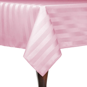Square Poly Stripe Tablecloth - Premier Table Linens