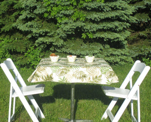 vinyl tablecloth restaurant outdoor meal