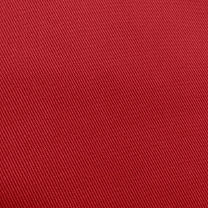 Red 60" x 120" Rectangular Poly Cotton Twill Tablecloth