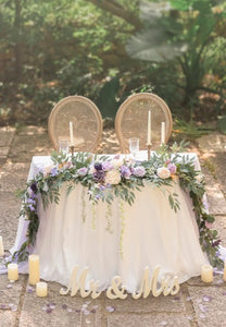 Sweetheart Table Tablecloth, Half Round Tablecloth