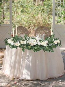 Sweetheart Table Tablecloth, Half Round Tablecloth