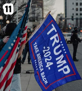 Trump Banners, Trump Flags, Made in USA