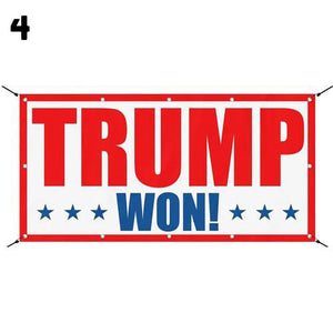 Trump Banners, Trump Flags, Made in USA