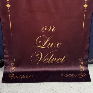Custom Napkins With Logo, Single Sided Velvet Napkin