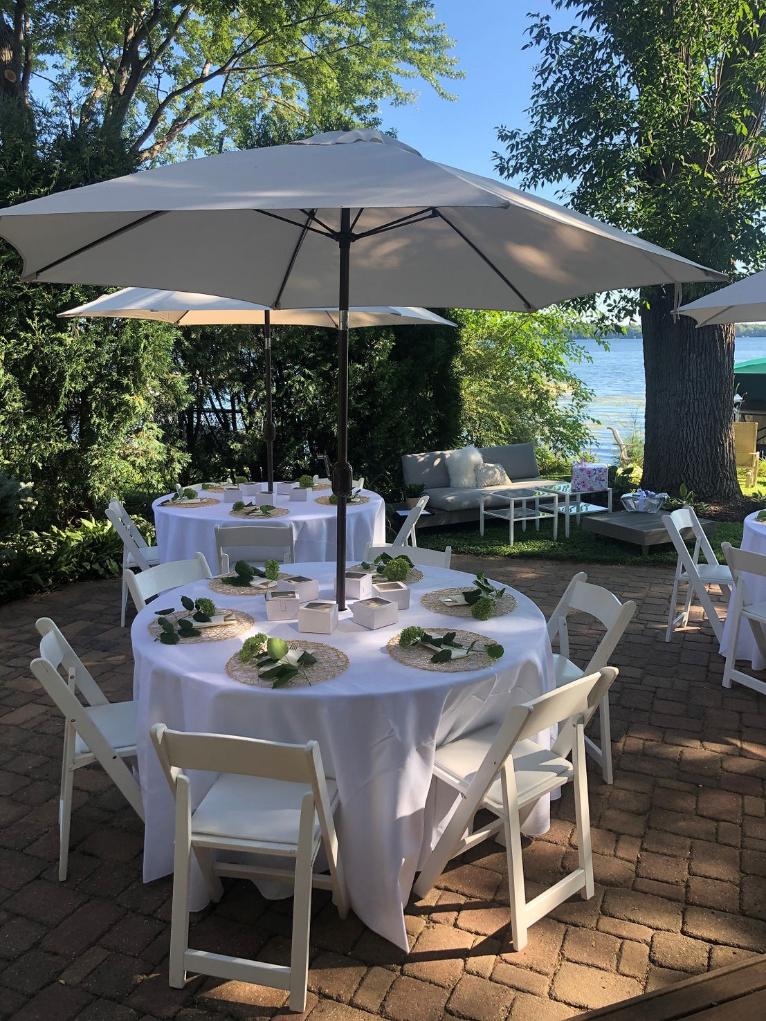 Outdoor Tablecloth With Umbrella Hole