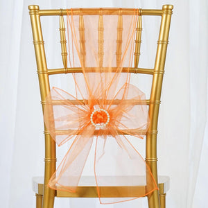 10 Organza Chair Sashes - Premier Table Linens