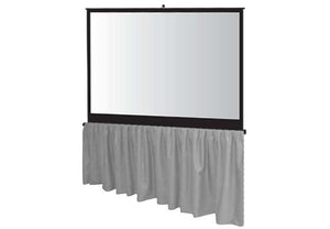 38" x 63" Poly Value Tex Projector Screen Skirt - Premier Table Linens - PTL 