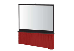 38" x 73" Poly Value Tex Projector Screen Skirt - Premier Table Linens - PTL 
