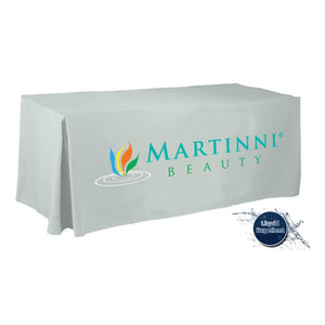 5' Custom Printed Liquid Repellent Fitted Table Cover for Martinni Beauty 