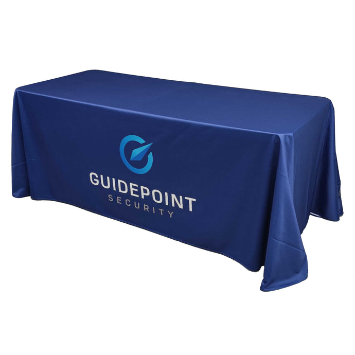 6 foot custom printed table linens for the guidance Security company