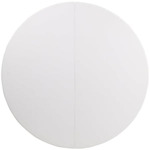 60" Round Granite White Plastic Folding Table - Premier Table Linens 