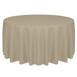 Natural 132" Round Havana Tablecloth - Premier Table Linens - PTL 