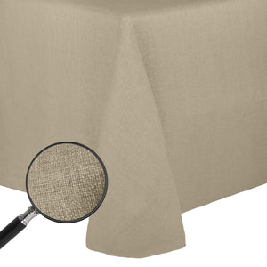Natural 108" x 132" Rectangular Havana Tablecloth - Premier Table Linens - PTL 