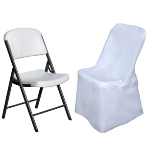 Poly Premier Lifetime Folding Chair Cover - Premier Table Linens - PTL 