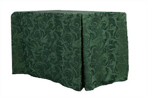 Rectangular Fitted Tablecloth Standard 29" Height Melrose Damask - Premier Table Linens - PTL 