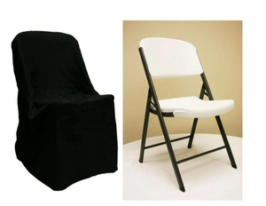 Poly Premier Lifetime Folding Chair Cover - Premier Table Linens - PTL 