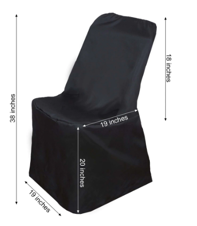 Poly Premier Lifetime Folding Chair Cover - Premier Table Linens - PTL 