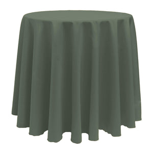 Army Green 90" Round Poly Premier Tablecloth - Premier Table Linens - PTL 