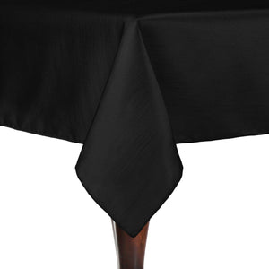 Black 72" x 72" Square Majestic Tablecloth - Premier Table Linens - PTL 