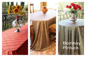 Bombay Pintuck Fabric By The Yard - Premier Table Linens - PTL 