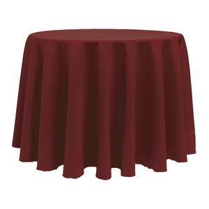 Brick 120" Round Poly Premier Tablecloth - Premier Table Linens - PTL 