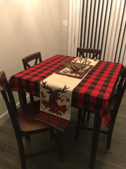 Buffalo Plaid Tablecloth