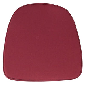 Burgundy Fabric Chiavari Chair Cushion - Soft, 1.75" - Premier Table Linens - PTL 