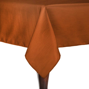 Burnt Orange 72" x 72" Square Majestic Tablecloth - Premier Table Linens - PTL 