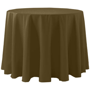 Cafe 132" Round Spun Poly Tablecloth - Premier Table Linens - PTL 