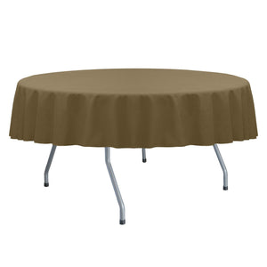 Cafe 132" Round Spun Poly Tablecloth - Premier Table Linens - PTL 