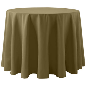 Camel 108" Round Spun Poly Tablecloth - Premier Table Linens - PTL 